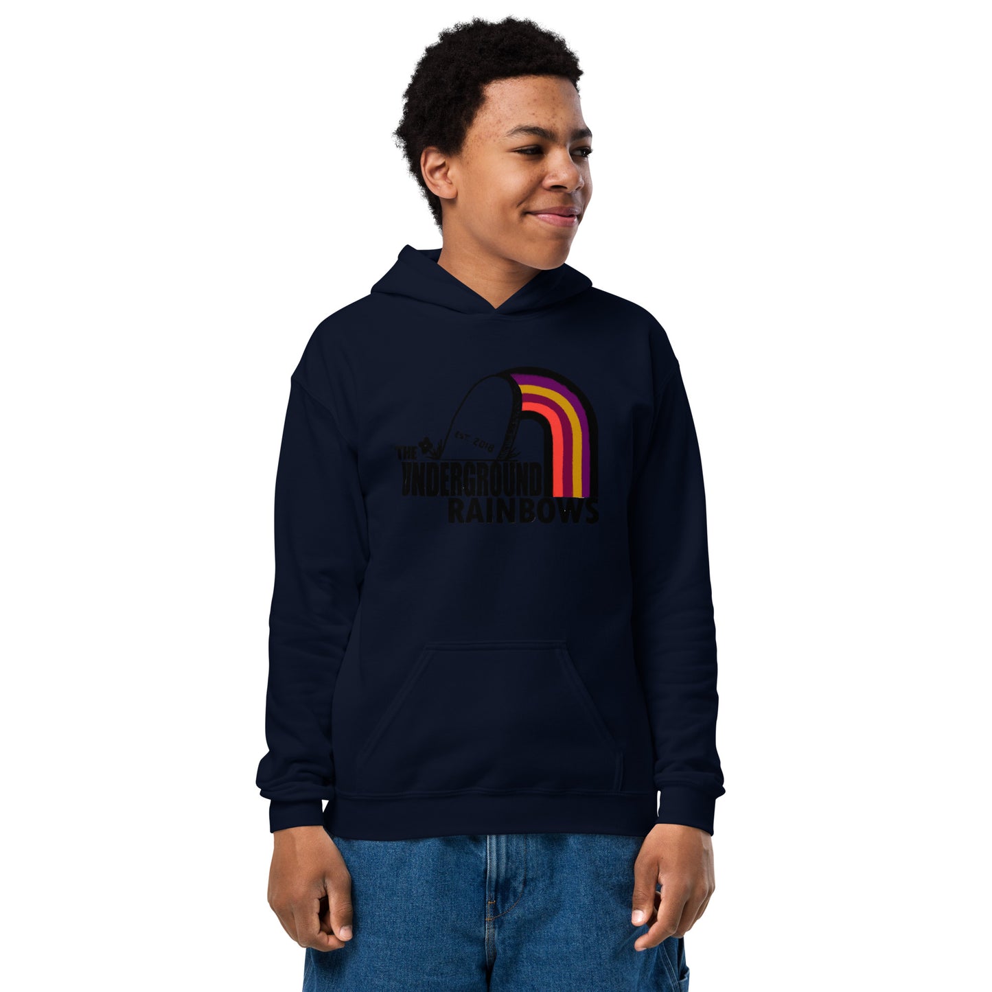 GROOVY_Logo_Youth heavy blend hoodie