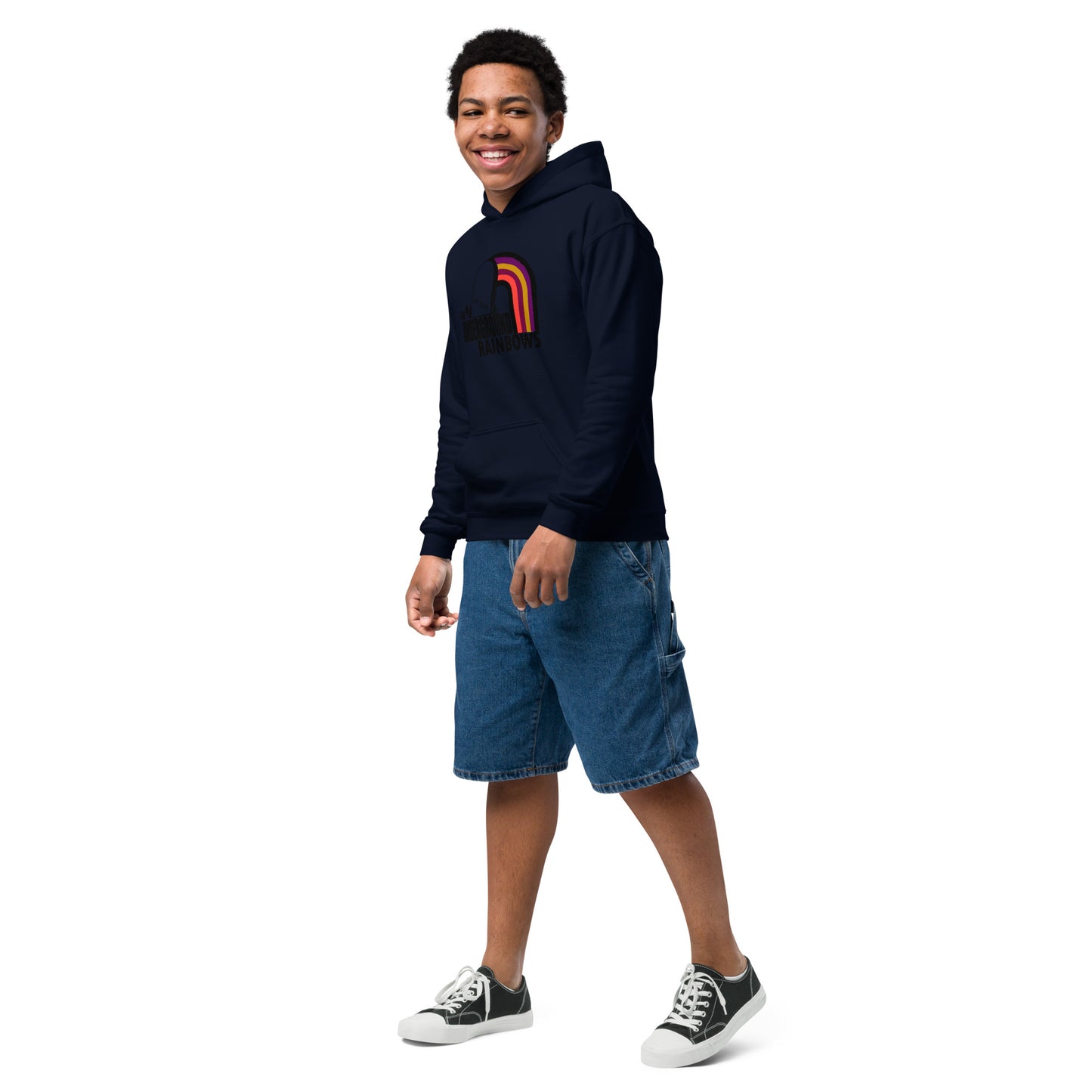 GROOVY_Logo_Youth heavy blend hoodie