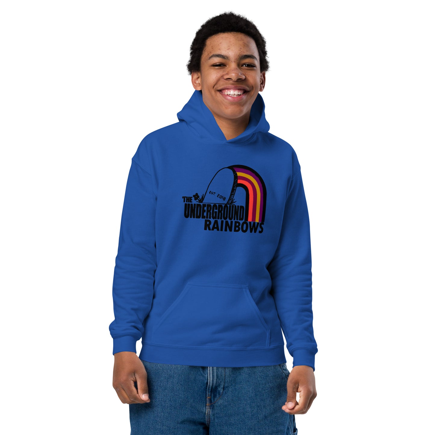 GROOVY_Logo_Youth heavy blend hoodie