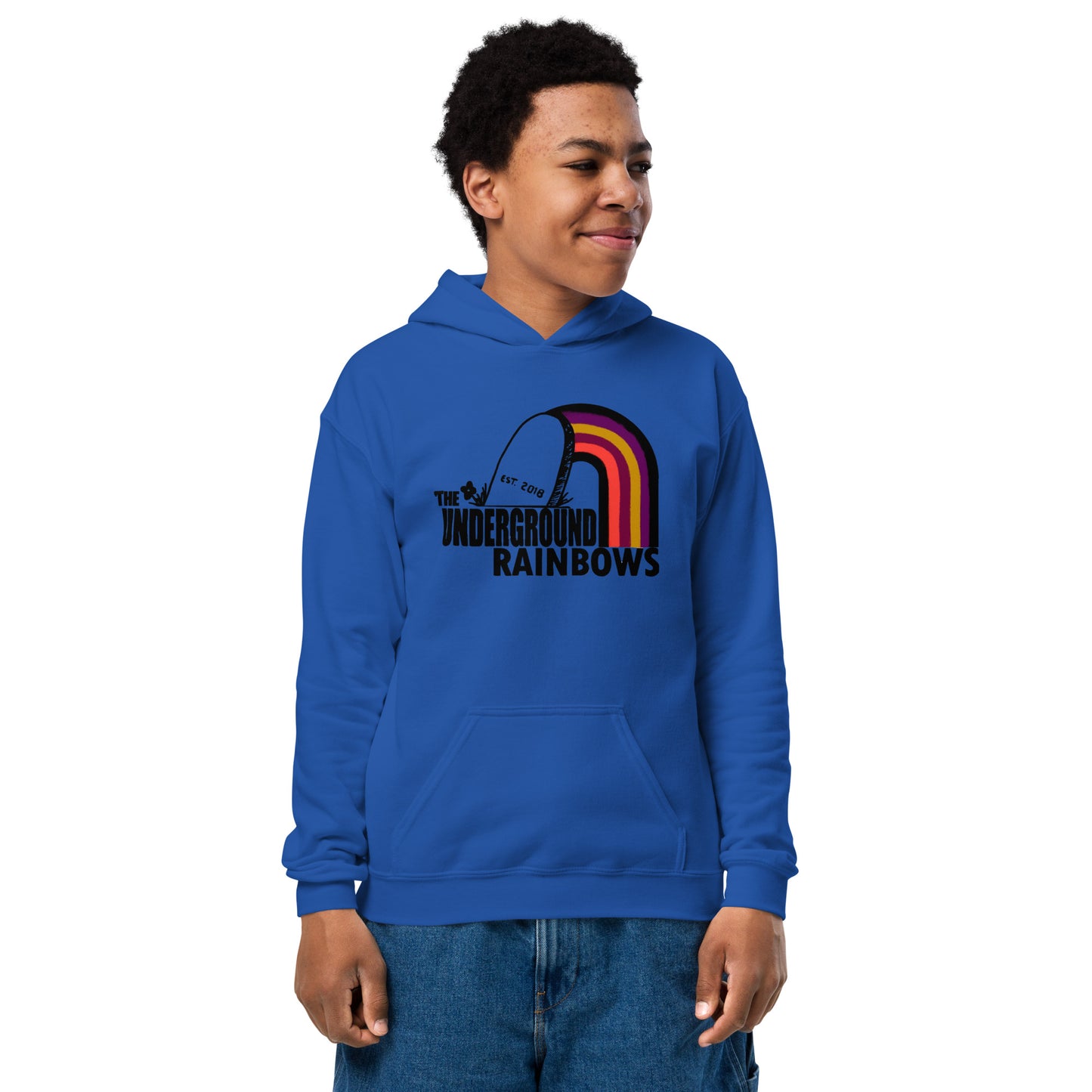 GROOVY_Logo_Youth heavy blend hoodie
