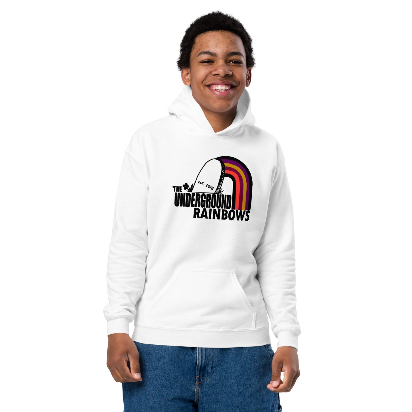 GROOVY_Logo_Youth heavy blend hoodie