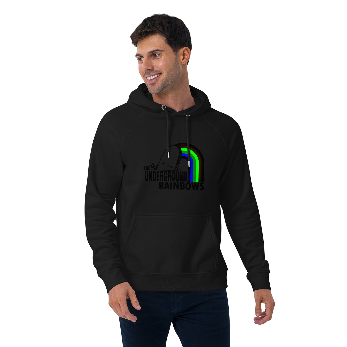 ALTERNATE_Logo_Unisex eco raglan hoodie